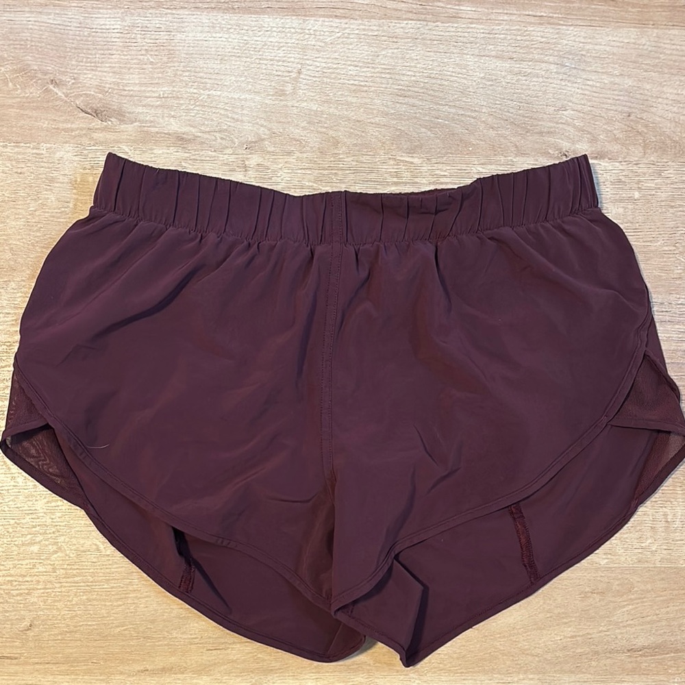 Lululemon Athletica Purple Athletic Shorts Lightweight Elastic Waist